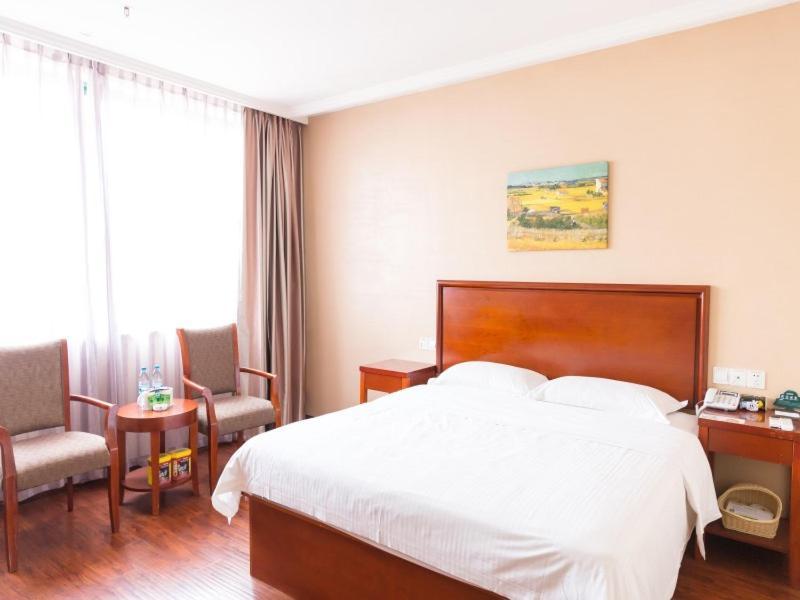 Greentree Inn Jiangsu Suzhou Kunshan High Speed Rail Station Hengshan Road Express Hotel Buitenkant foto
