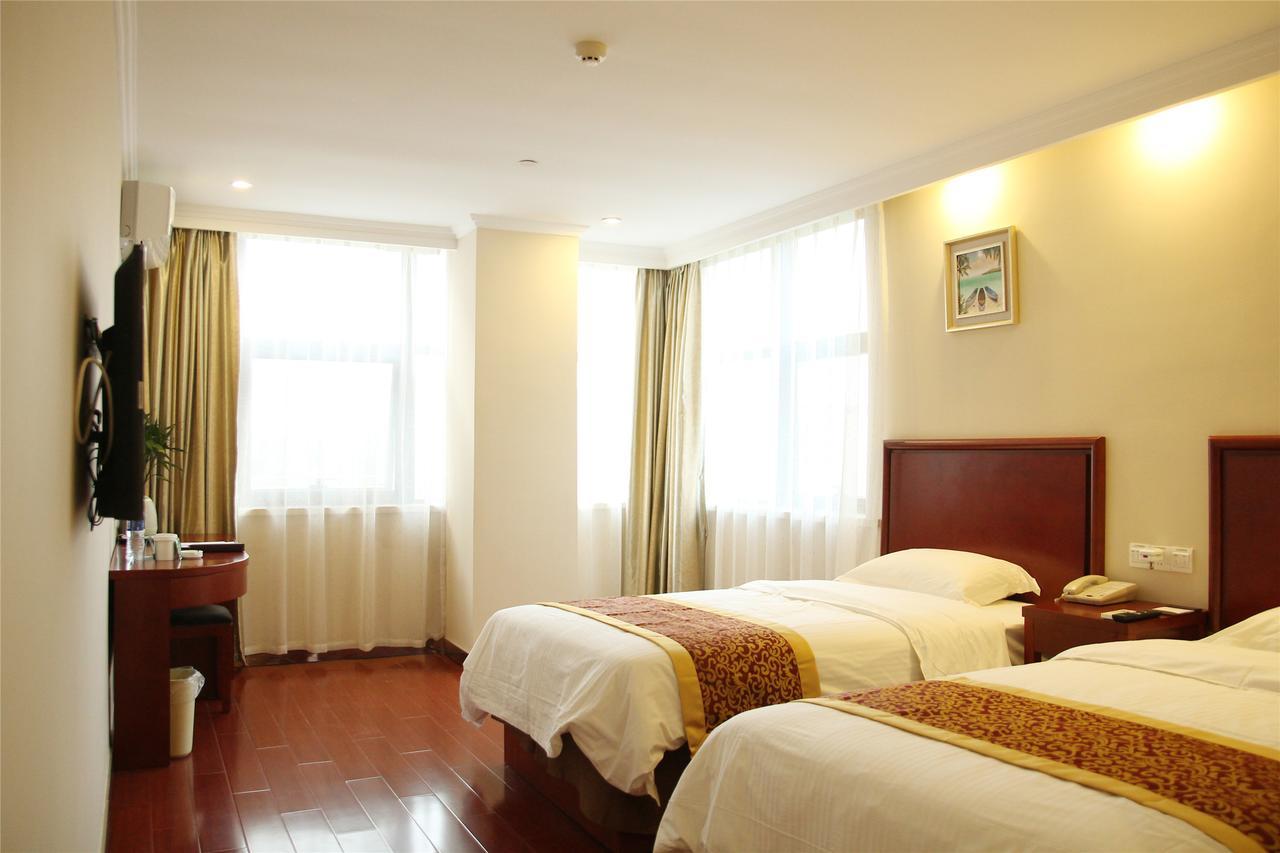 Greentree Inn Jiangsu Suzhou Kunshan High Speed Rail Station Hengshan Road Express Hotel Buitenkant foto