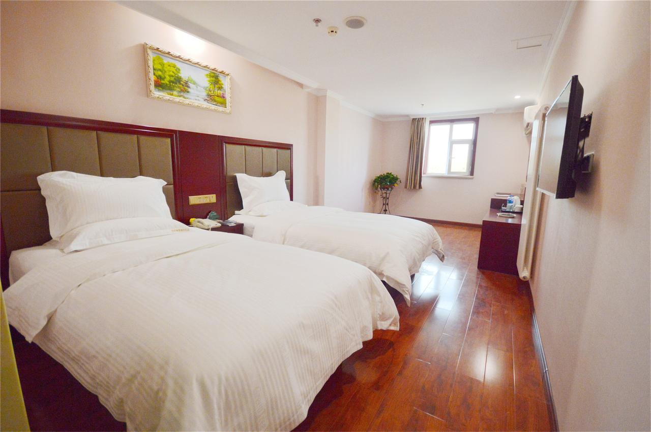 Greentree Inn Jiangsu Suzhou Kunshan High Speed Rail Station Hengshan Road Express Hotel Buitenkant foto