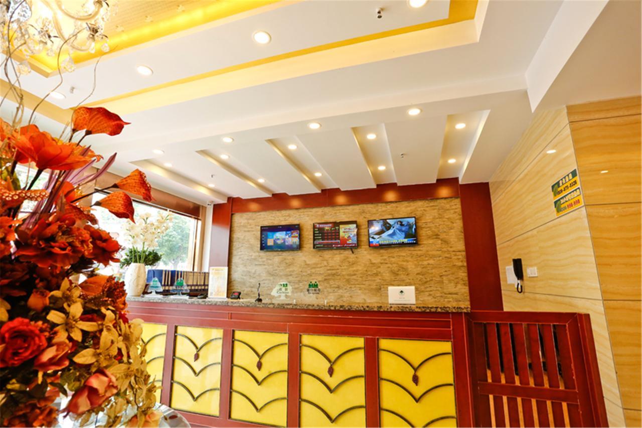 Greentree Inn Jiangsu Suzhou Kunshan High Speed Rail Station Hengshan Road Express Hotel Buitenkant foto
