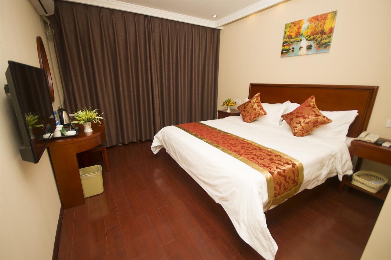 Greentree Inn Jiangsu Suzhou Kunshan High Speed Rail Station Hengshan Road Express Hotel Buitenkant foto